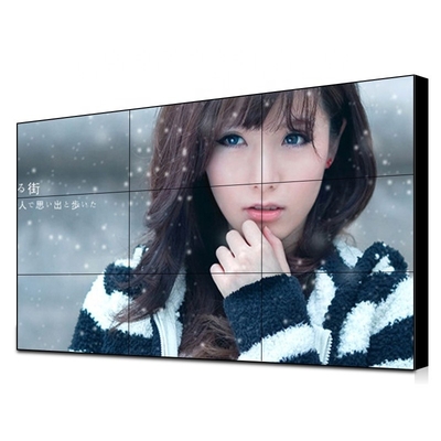 شاشة الربط الرقمية ذات الحواف الضيقة المخصصة لجدار الفيديو LCD مقاس 46 55 بوصة