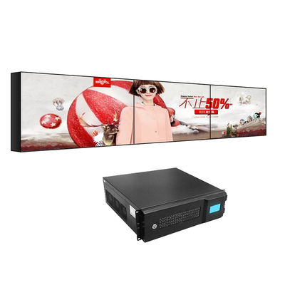 450cd / M2 4K Video Wall Display Bezel 5.3mm TV LCD Display 22Kg